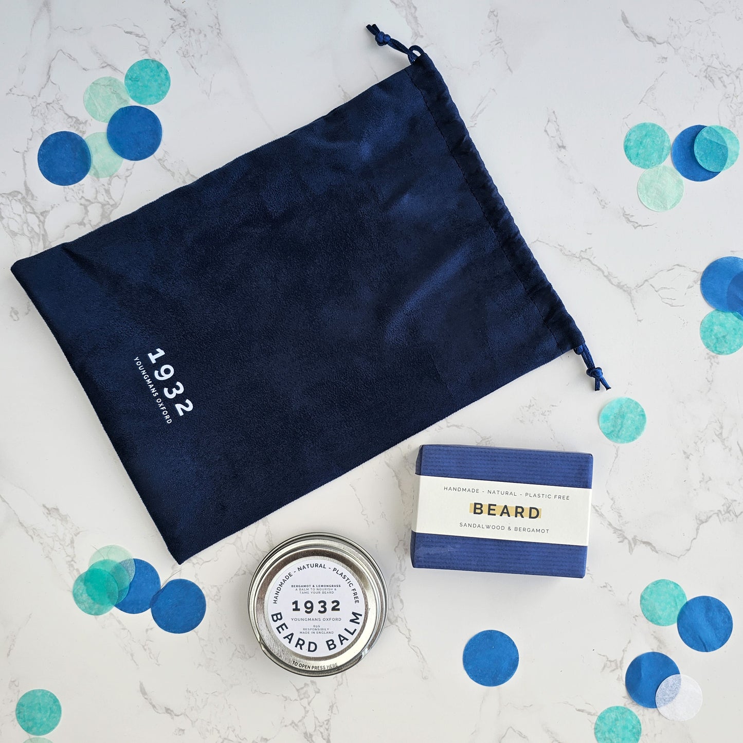 Men's Natural Beard Gift Set - Cleanse & Moisturise